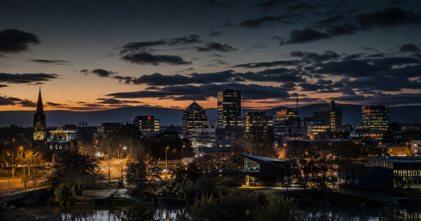 Christchurch skyline